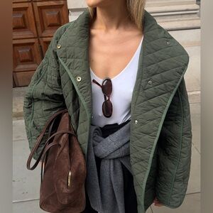 FUSHIA SHAW - quilted arden coat - NEW WITH TAGS